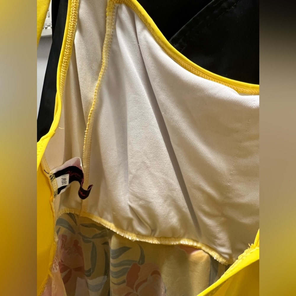 Hanna Nikole Two Piece Flowy Swimsuit Dress v5. - Picture 9 of 16